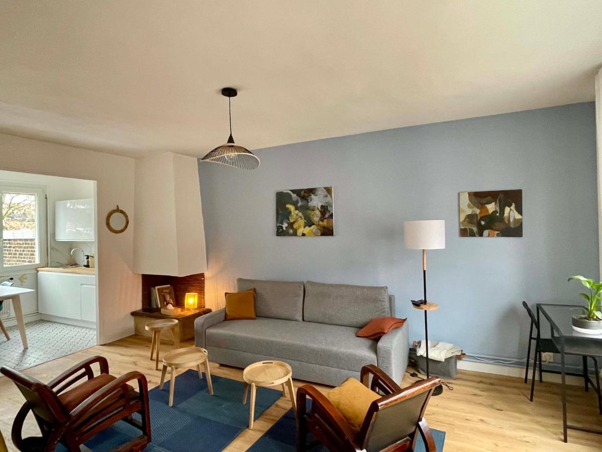 فيلا La Chambre Jaune Maison Avec Grande Terrasse Et Garage Prive ليل المظهر الخارجي الصورة