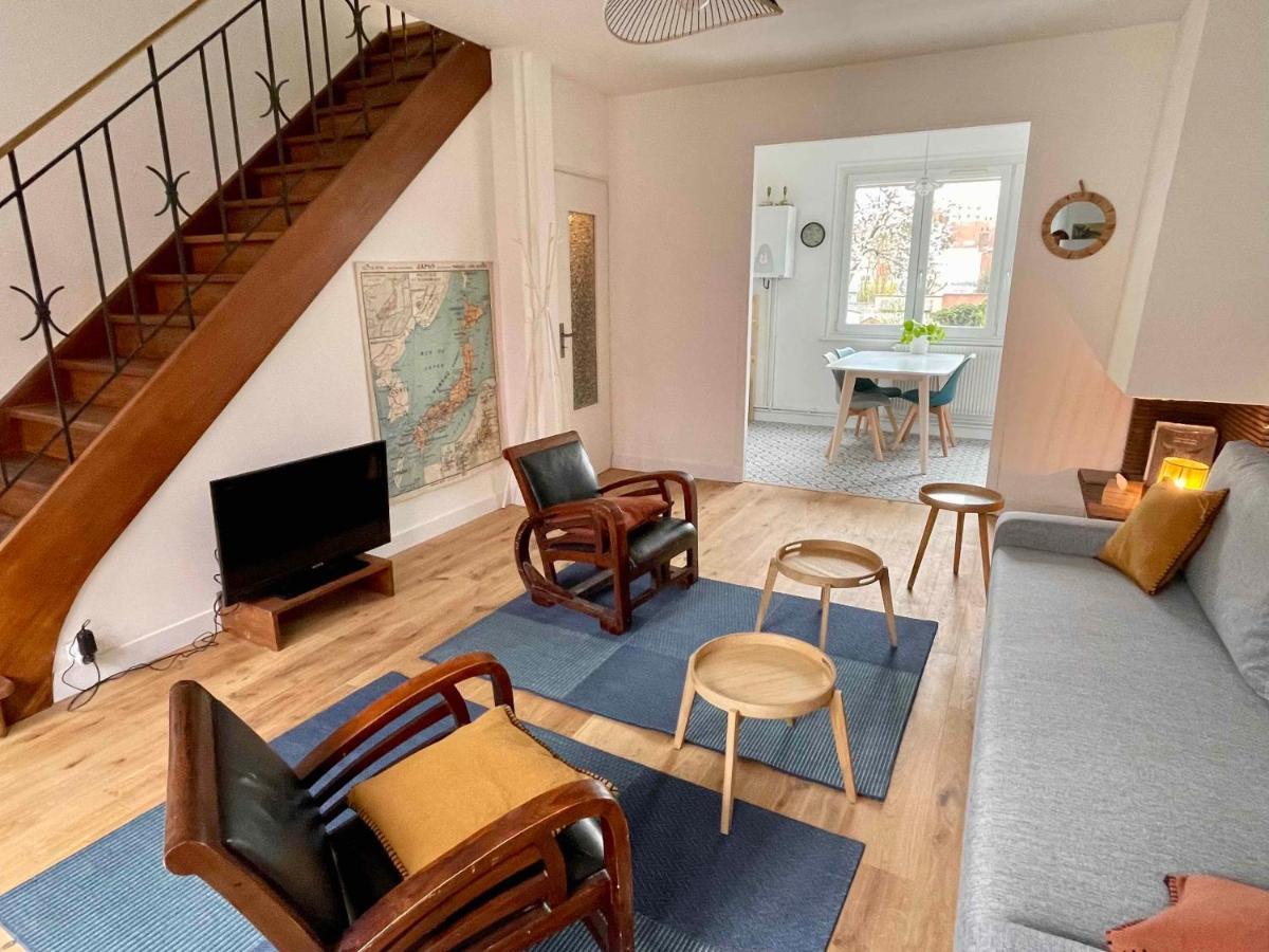 فيلا La Chambre Jaune Maison Avec Grande Terrasse Et Garage Prive ليل المظهر الخارجي الصورة
